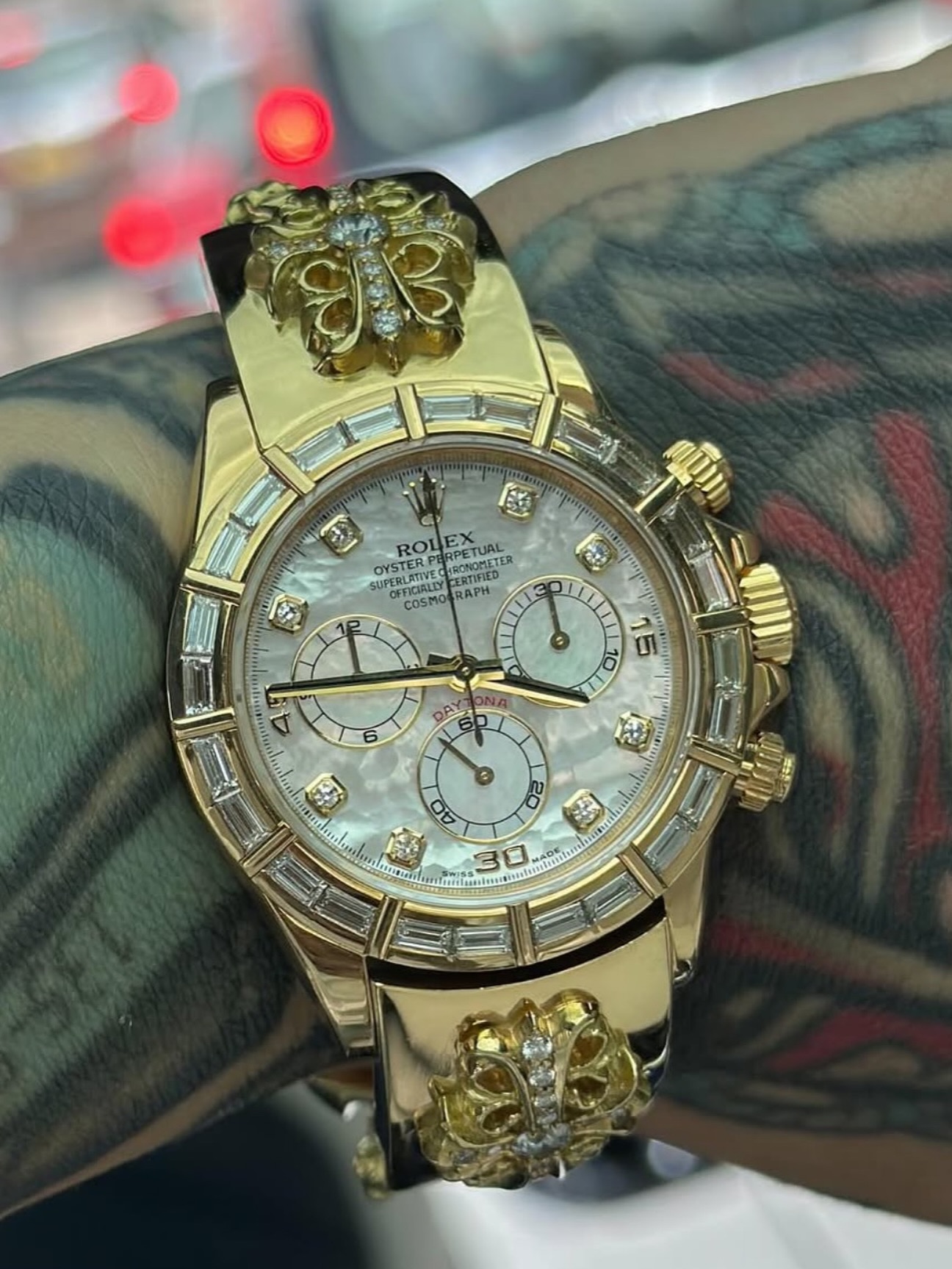 CHROME HEARTS ON A ROLEX DAYTONA IS NEVER OFFICIAL (image 5)