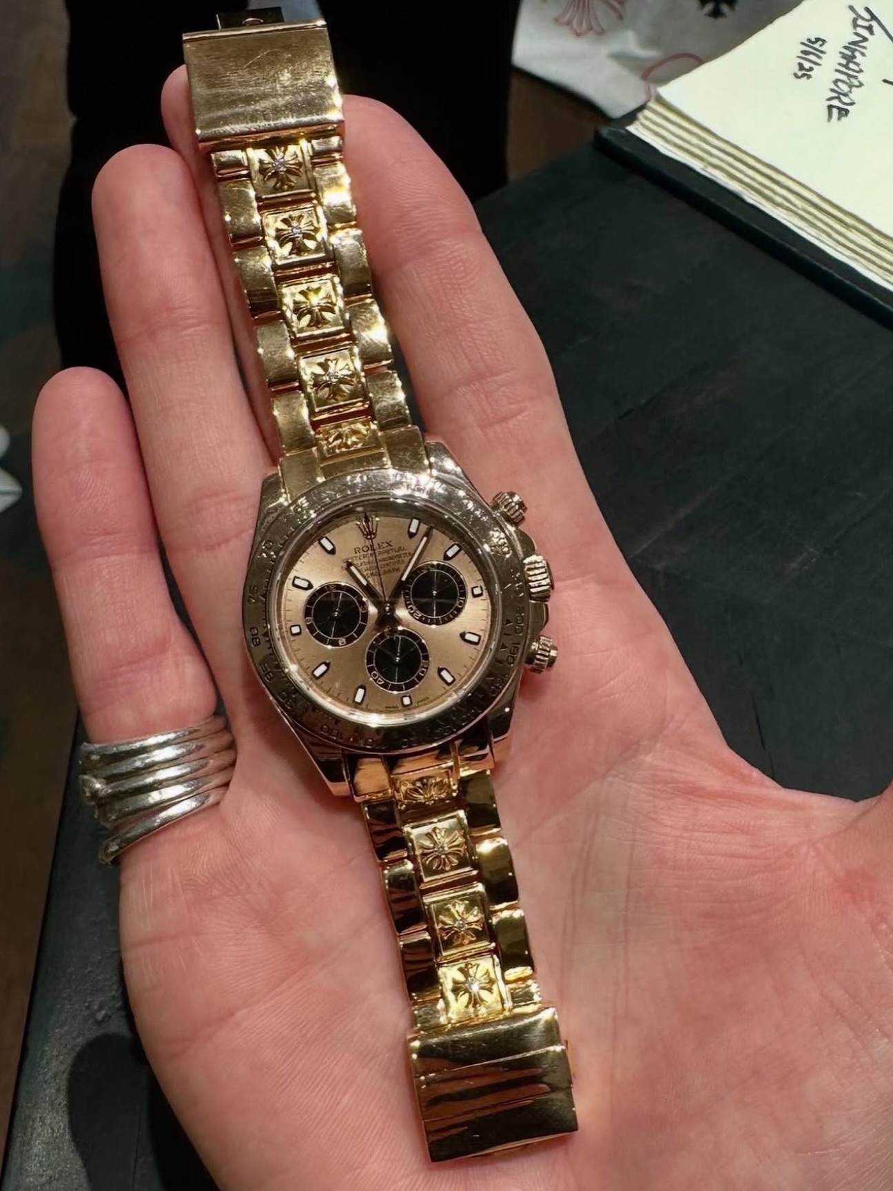 CHROME HEARTS ON A ROLEX DAYTONA IS NEVER OFFICIAL (image 6)