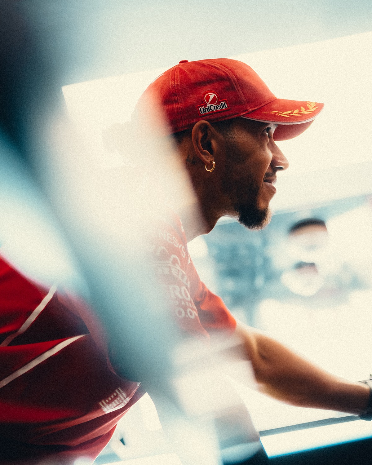 The Ferrari SF-26 in its Schumacher tribute livery ahead of the 2026 Italian Grand Prix at Monza.