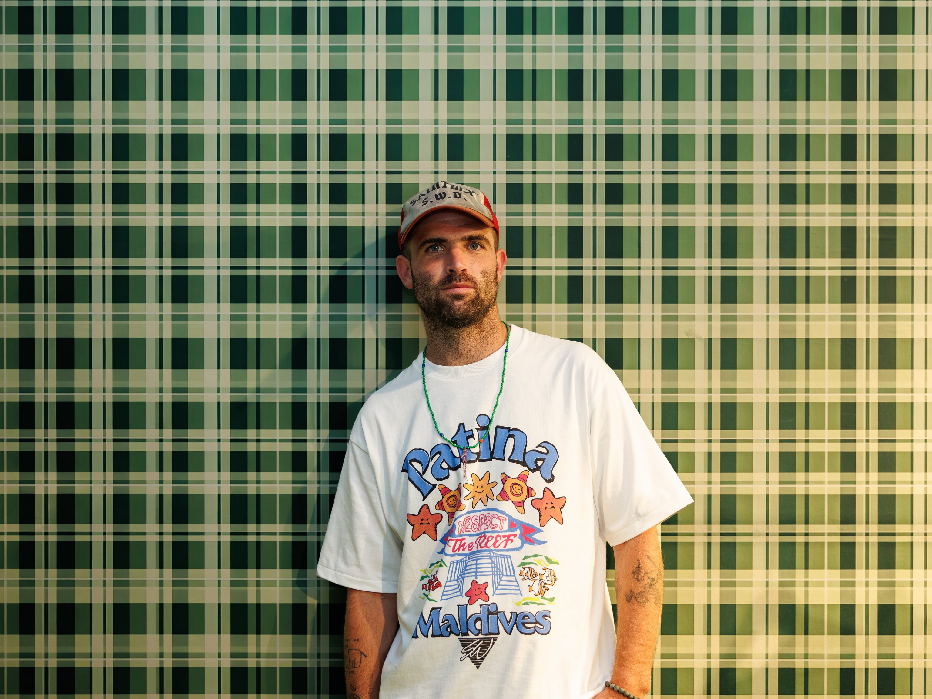 Sean Wotherspoon's Respect the Reef merchandise collection for Patina Maldives at the Fari Islands Festival.