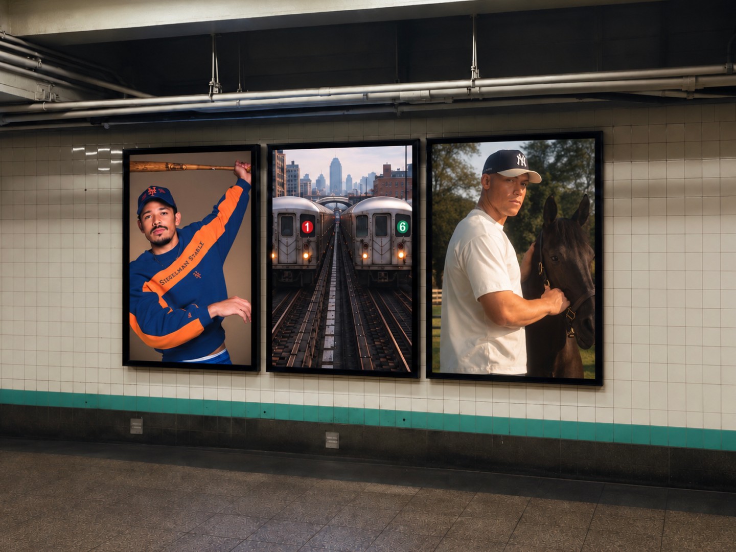 SIEGELMAN STABLE PROMOTES ITS YANKEES AND METS GEAR