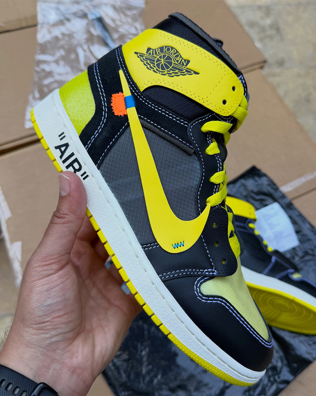 OFF WHITE’S BLACK AND YELLOW AJ1 NEEDS ITS PAPER TRAIL (image 2)