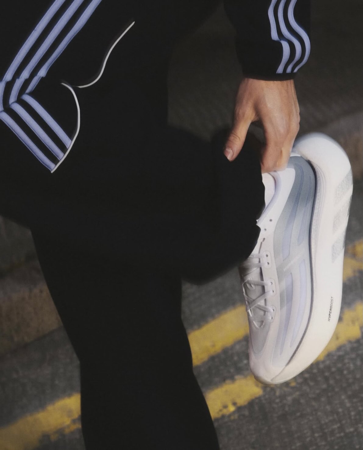 adidas Originals Hyperboost Euphoria LT sneaker with semi transparent mesh upper and oversized Boost midsole