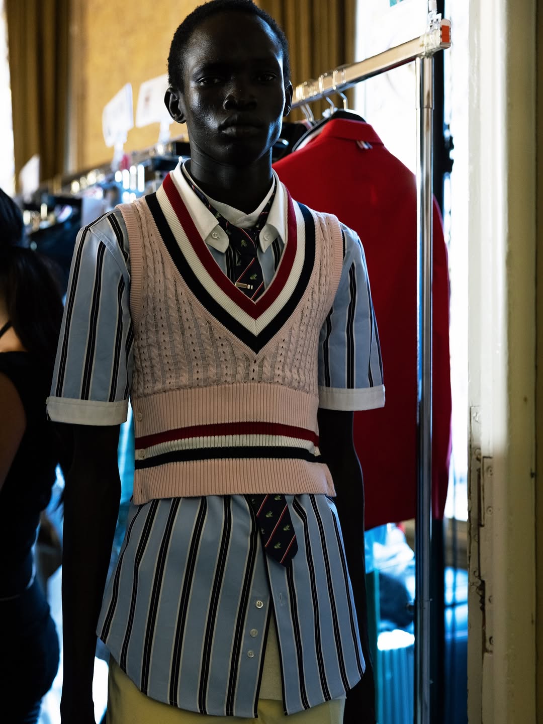 THOM BROWNE SS27 MILAN BACKSTAGE EVA LOSADA PHOTOS (image 6)