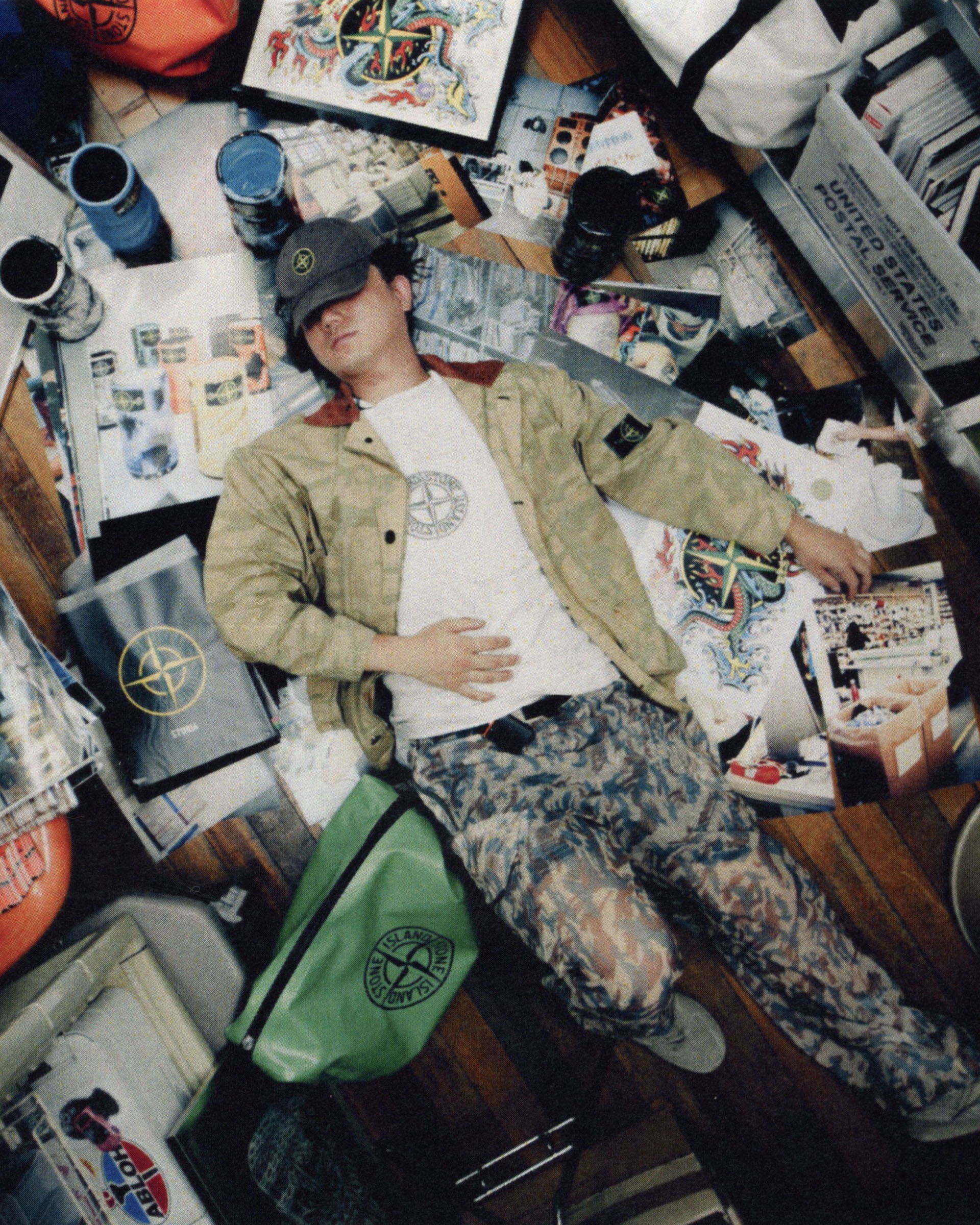 Portrait from Glenn Kitson's behind the scenes series of the eight collectors in Stone Island's Passport documentary.