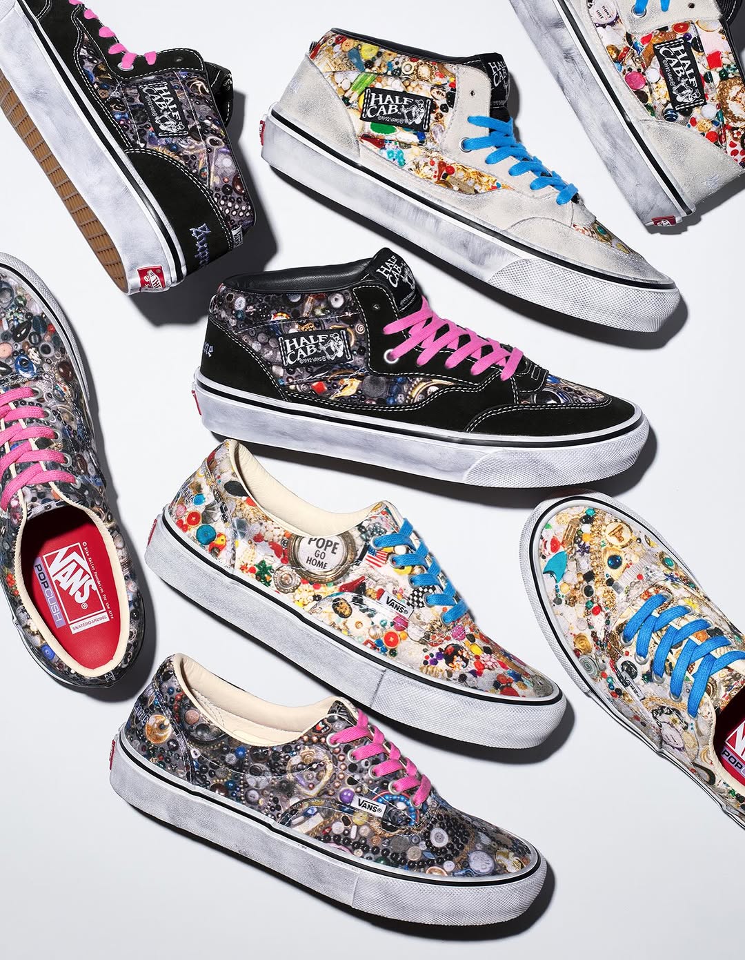 Supreme x Mike Kelley Collection Puts Outsider Art on Vans and Suede (image 8)