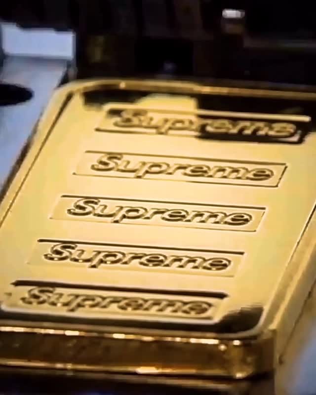 Supreme and PAMP Suisse Just Put Fine Gold in a Box Logo Format
