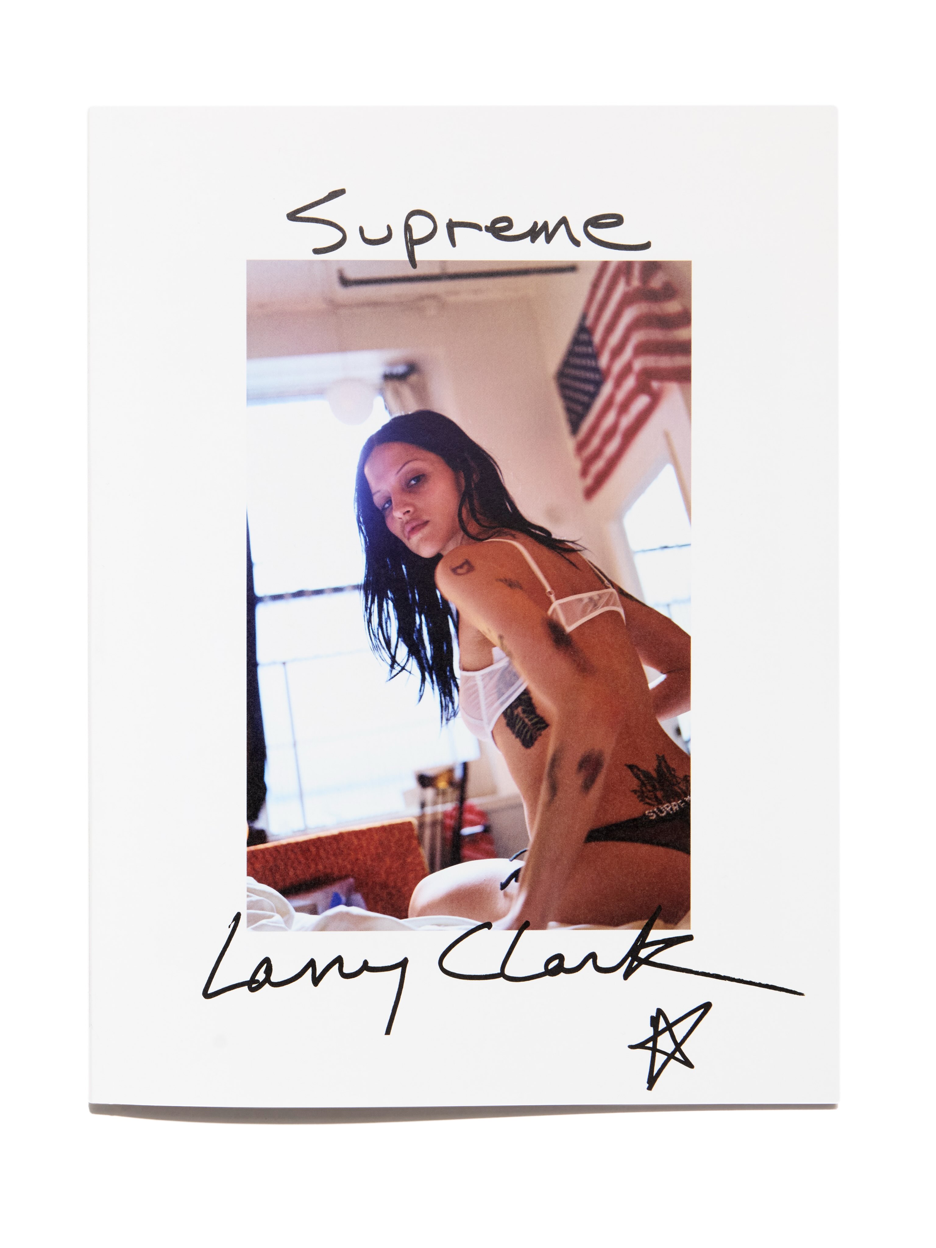Cover image from Supreme's Fall Winter 2026 Larry Clark zine release