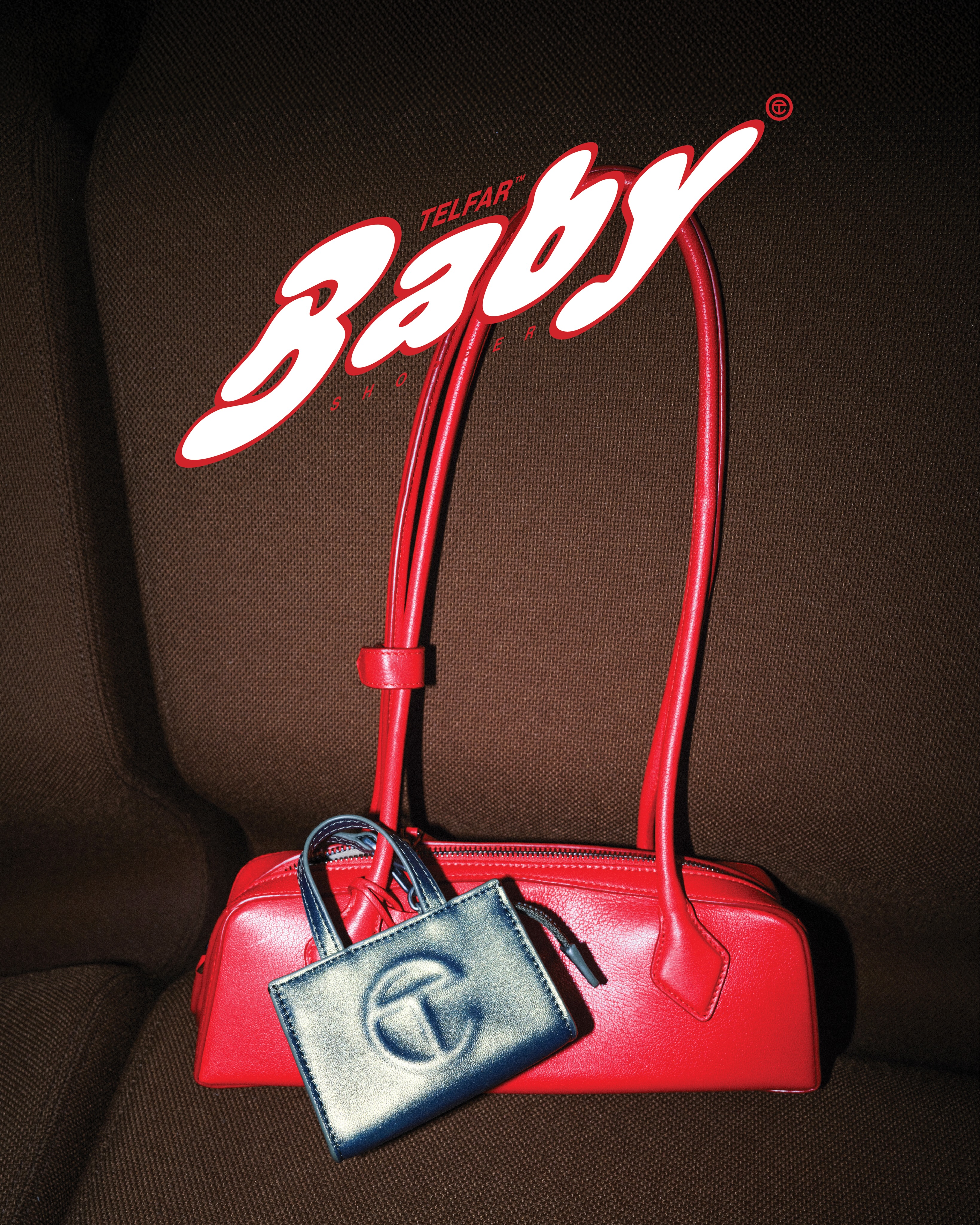 The Telfar Baby Bag Charm shown in the Telfar Global release announcement.