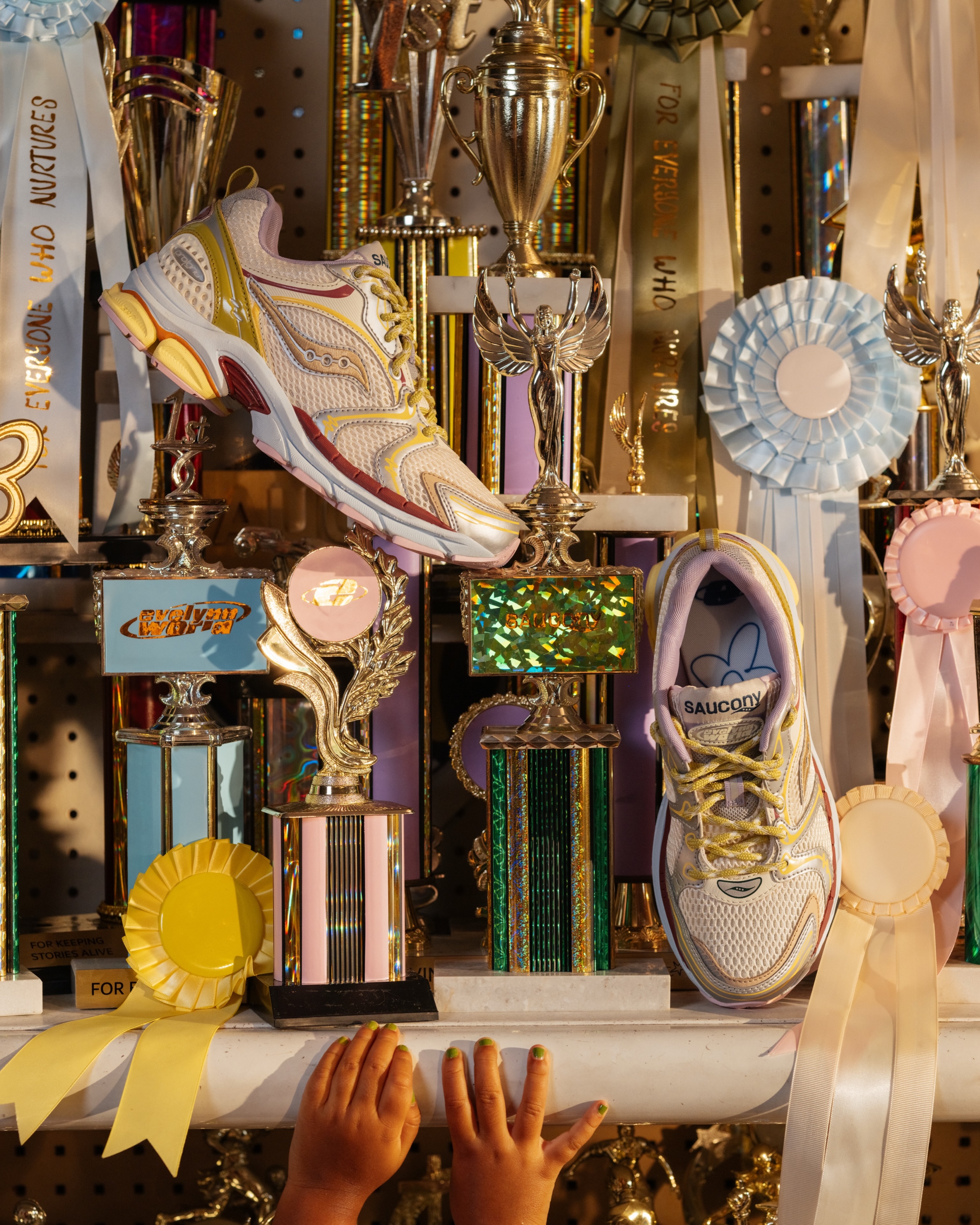 Evelynn World Turns Saucony's Triumph 4 Into a Mom Shoe (image 3)