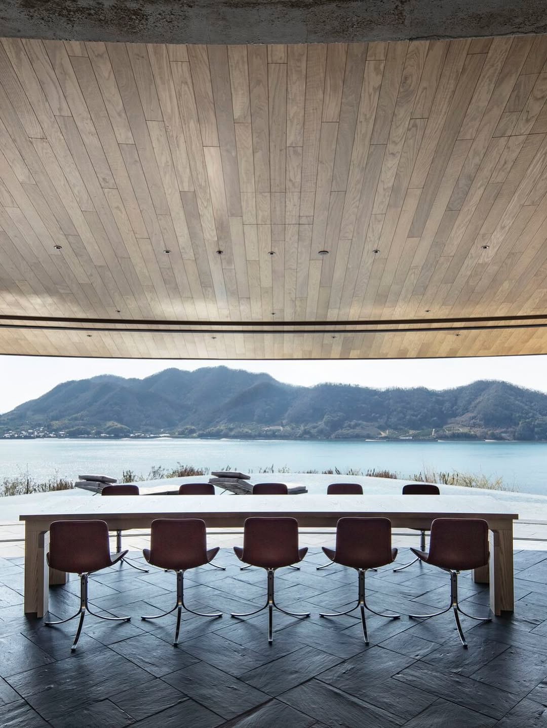 BIG Built Three Rammed Earth Villas Into a Japanese Island (image 2)