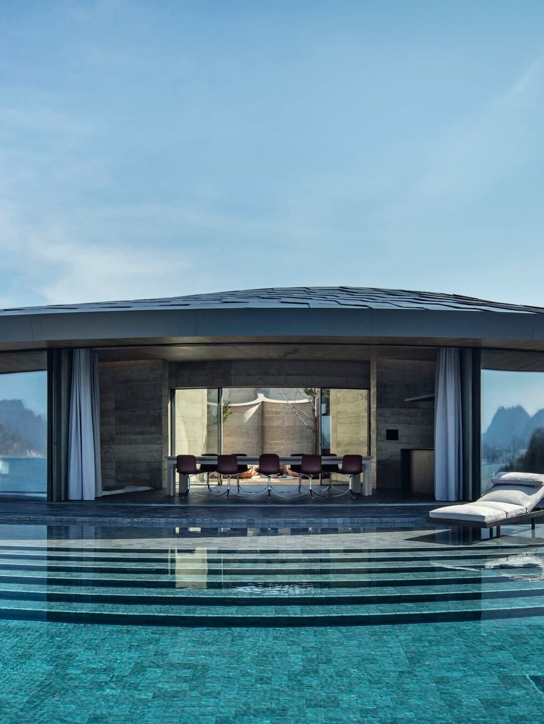 BIG Built Three Rammed Earth Villas Into a Japanese Island (image 4)