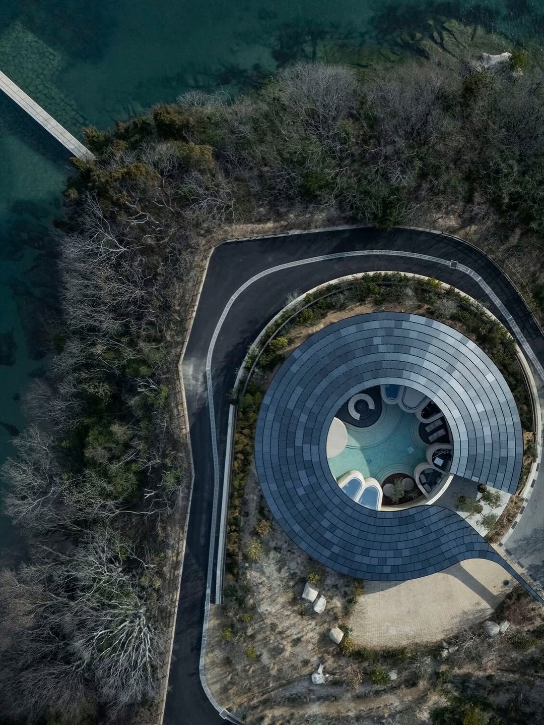 BIG Built Three Rammed Earth Villas Into a Japanese Island (image 5)