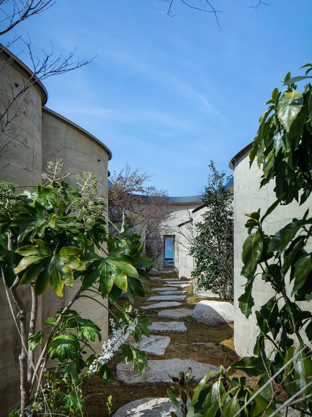 BIG Built Three Rammed Earth Villas Into a Japanese Island (image 6)