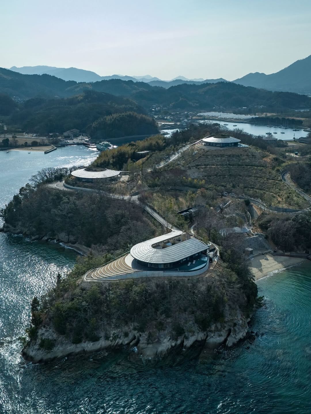 BIG Built Three Rammed Earth Villas Into a Japanese Island (image 7)