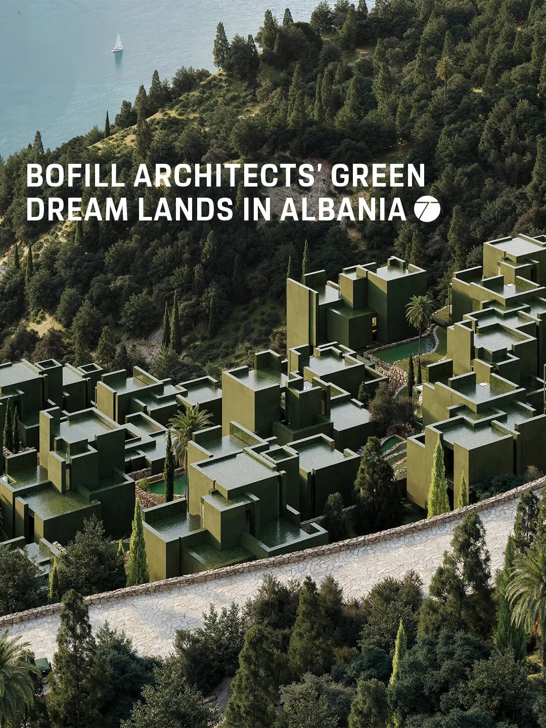 Bofill Taller de Arquitectura Built "The Veil" Into an Albanian Hillside