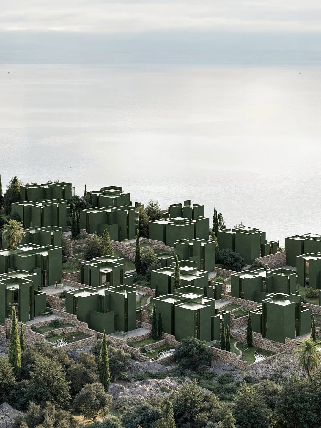 Bofill Taller de Arquitectura Built "The Veil" Into an Albanian Hillside (image 6)