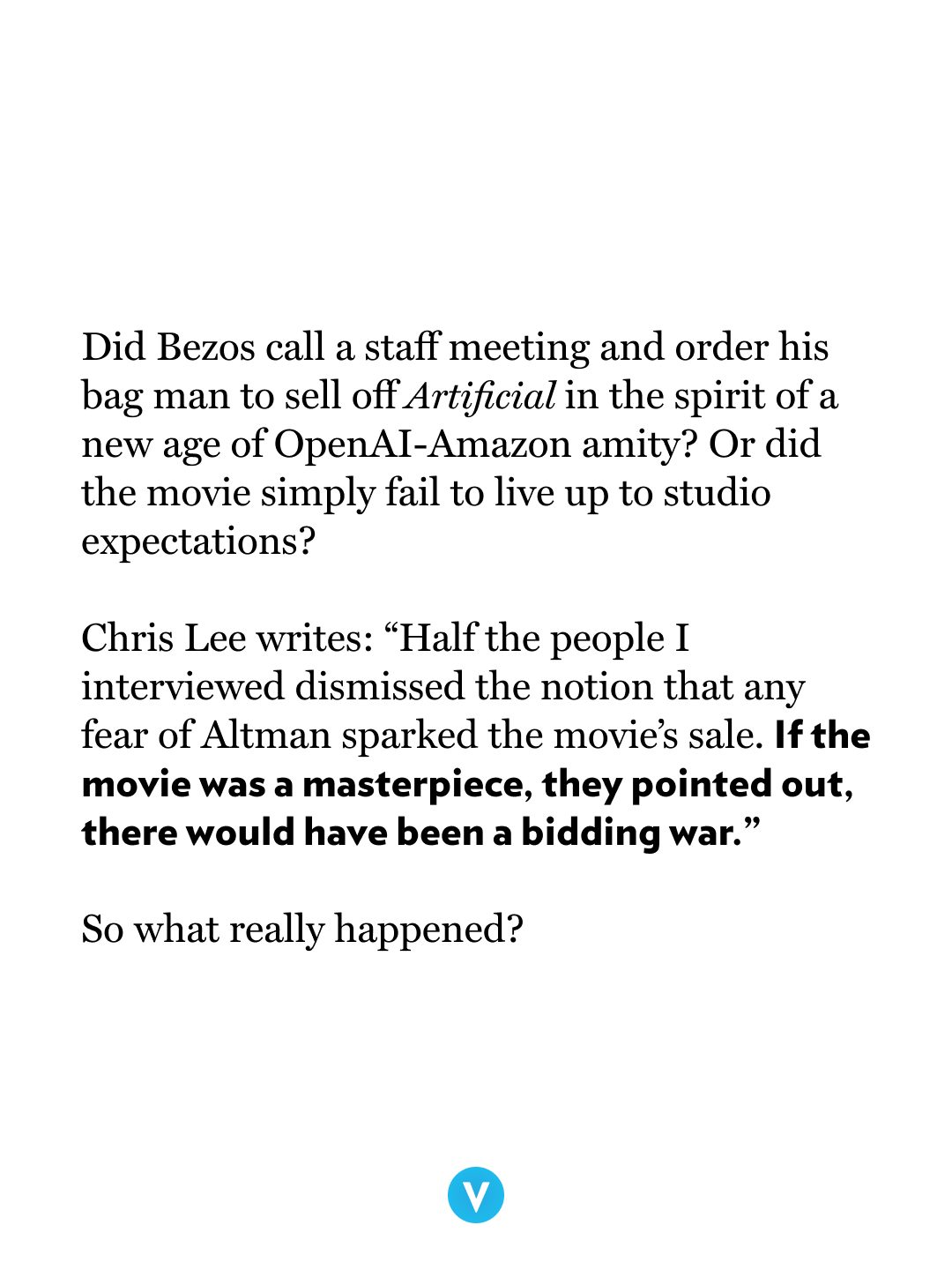 SAM ALTMAN'S DROPPED MOVIE JUST LANDED AT NEON FOR $40M (image 5)