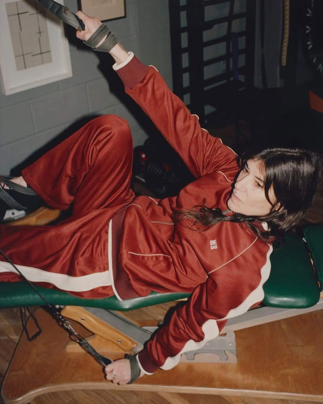WALES BONNER MOTION TRACKSUIT SS26 ON BELLA FREUD