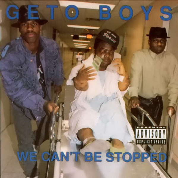 A WhoSampled graphic marking the 35th anniversary of Geto Boys' We Can't Be Stopped album.