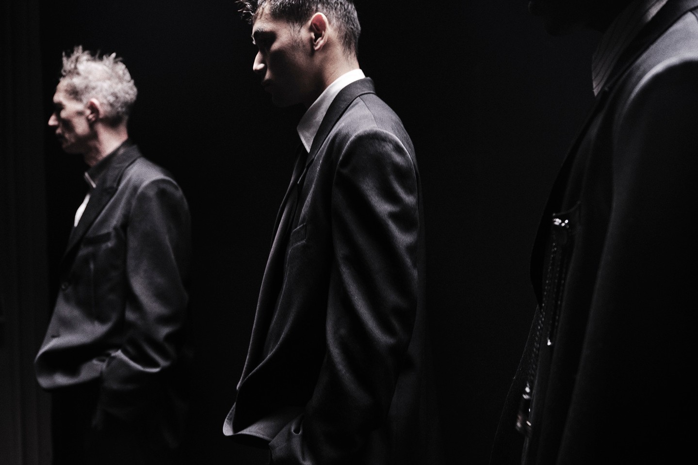 A look from Yohji Yamamoto's Pour Homme Autumn Winter 2026-27 Paris runway show.