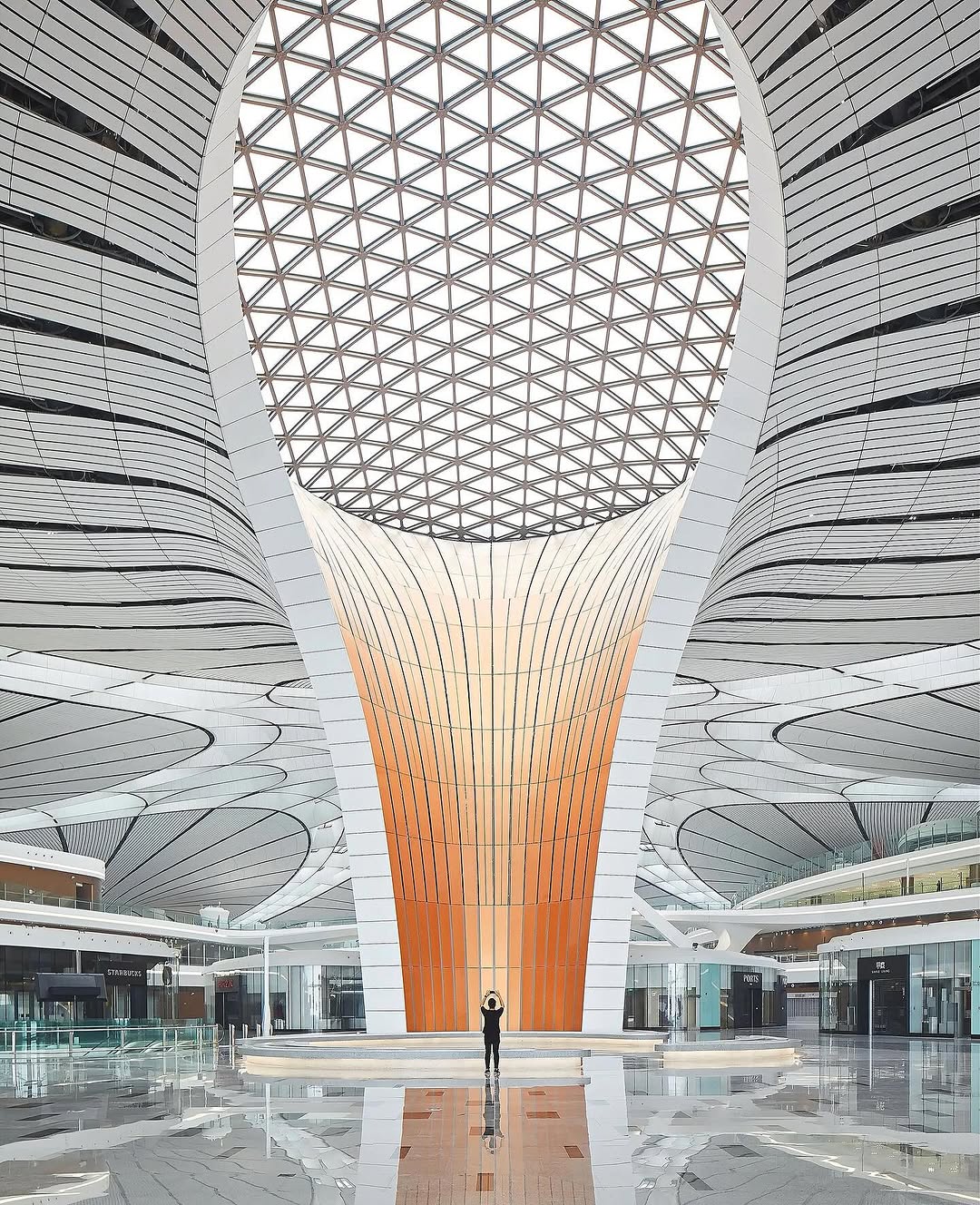 Zaha Hadid Architects Published 19 Renders of Beijing Daxing and Every One Is a Structural Argument (image 7)