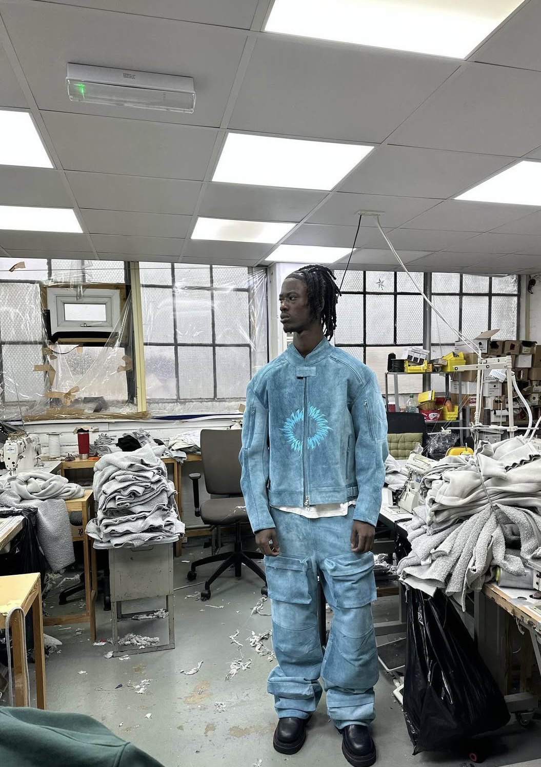 KITH'S TEAL MOTO MOMENT SPARKS COPY CONTROVERSY