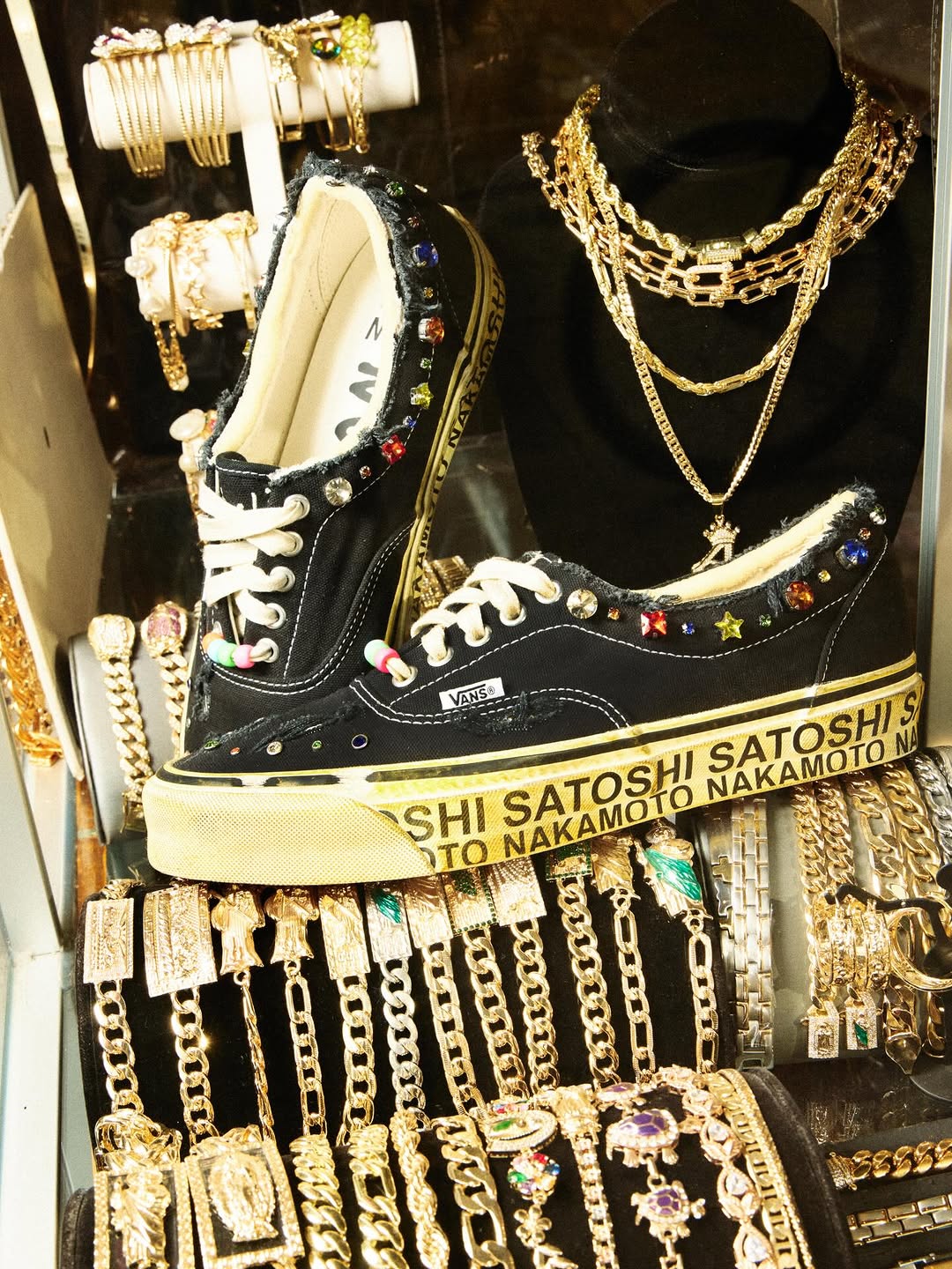 SATOSHI NAKAMOTO JUST BLESSED VANS' ERA 95 WITH LUCKY CHARMS (image 3)