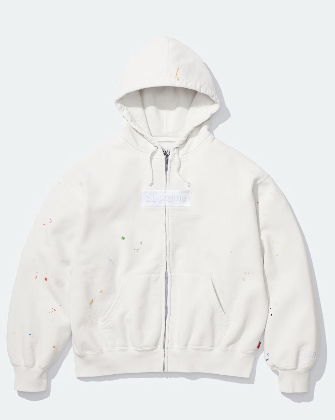SUPREME AND MARGIELA JUST MADE THE FIRST ZIP UP BOX LOGO HOODIE EVER (image 2)